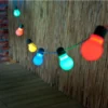 Solar Festoon Fairy Lights 12 Multi Colour 1 Solar Festoon Fairy Lights 12 Multi Colour -Solar Lights Store 12 multi colour festoon lig