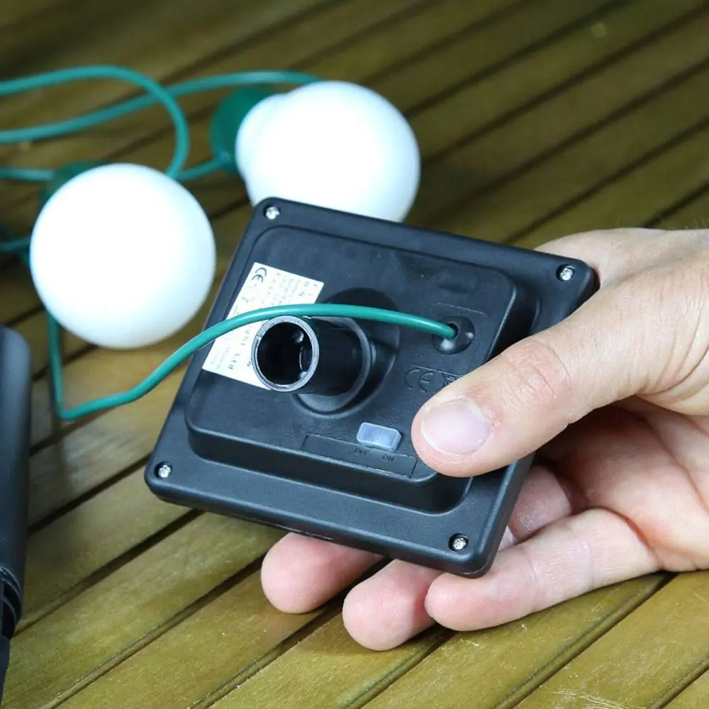 Solar Festoon Fairy Lights 12 White 9 Solar Festoon Fairy Lights 12 White - Image 7