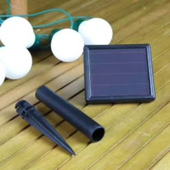 Solar Festoon Fairy Lights 12 White 16 Solar Festoon Fairy Lights 12 White -Solar Lights Store 12 white solar festoon lig5 1