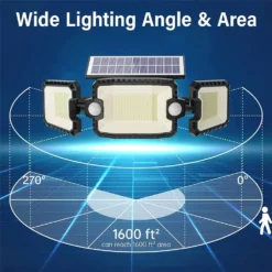1200 Lumen Solar Led Security Lights -Solar Lights Store 1200 lumen solar led security lights 4 2