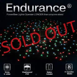 Multi Coloured Solar Fairy Lights 240 5 Colours PowerBee Endurance ®