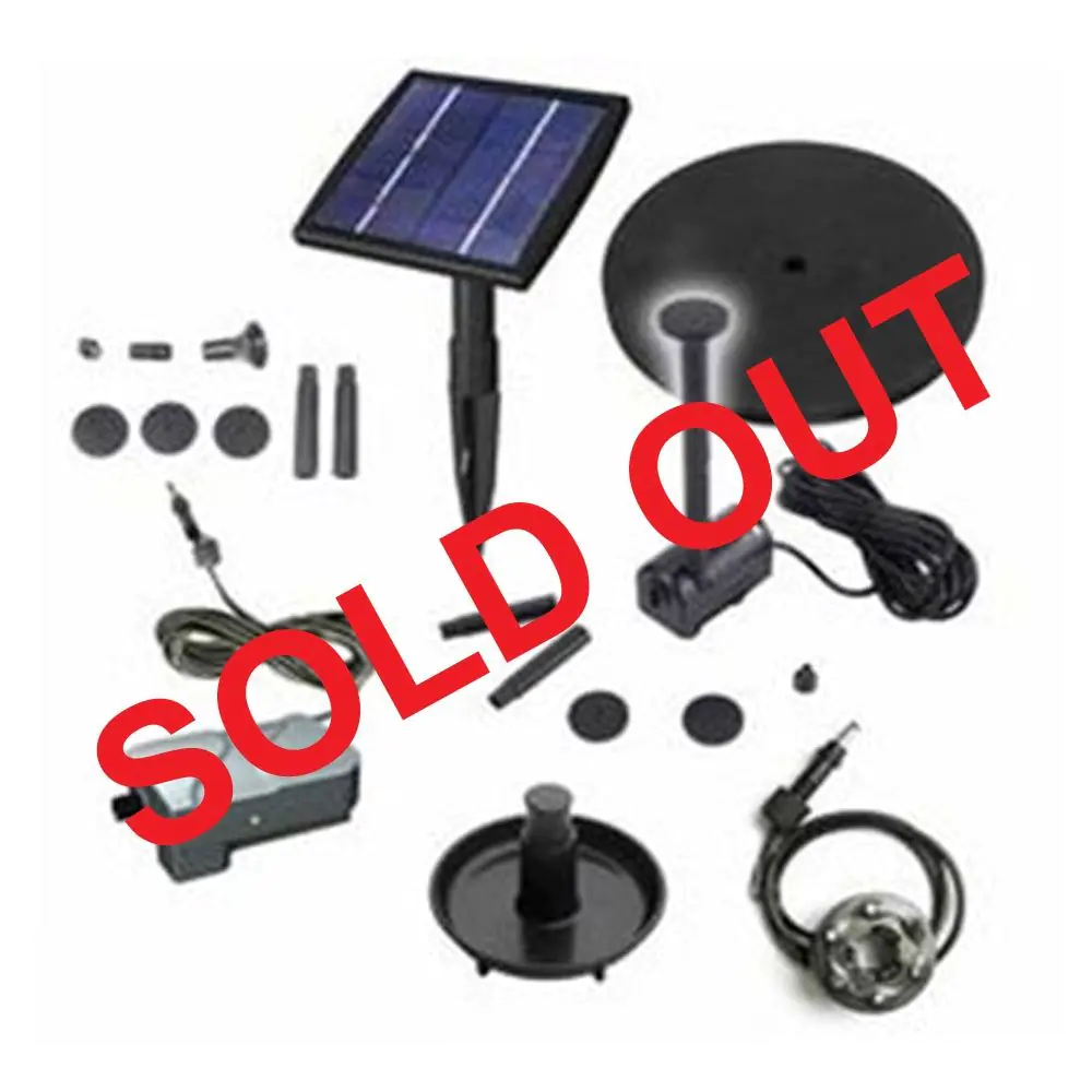 Solar Fountain Sunspray SE 360-L ® With Night Time Mood Light 3 Solar Fountain Sunspray SE 360-L ® With Night Time Mood Light