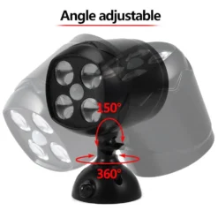 Battery Operated Security Light 4 X 3W LED - 600 Lumens - 2 Pack -Solar Lights Store 4 x 3w battery security 2