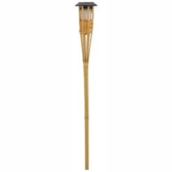 Bamboo Flaming Torch - 2 Pk -Solar Lights Store bamboo flaming torch 4