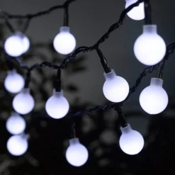 Battery Fairy Lights 50 White Balls