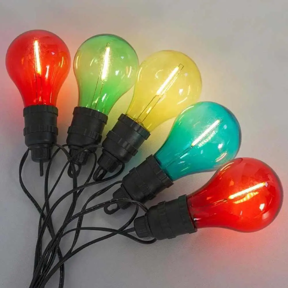 Battery Festoon Party Lights 10 Multi Colour 7 Battery Festoon Party Lights 10 Multi Colour - Image 5
