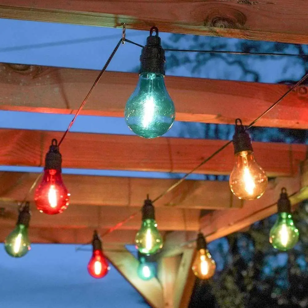 Battery Festoon Party Lights 10 Multi Colour 3 Battery Festoon Party Lights 10 Multi Colour