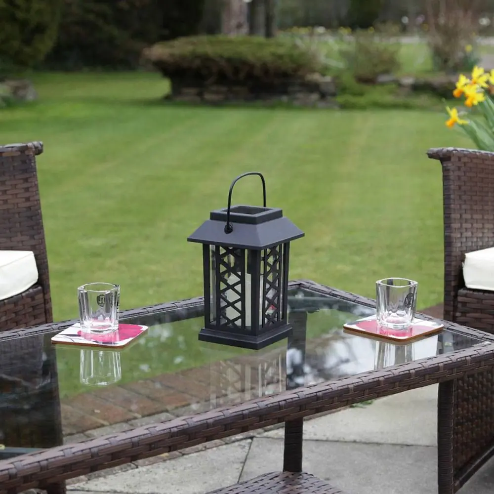 Black Solar Candle Lantern 17.5 Cm 5 Black Solar Candle Lantern 17.5 Cm - Image 3