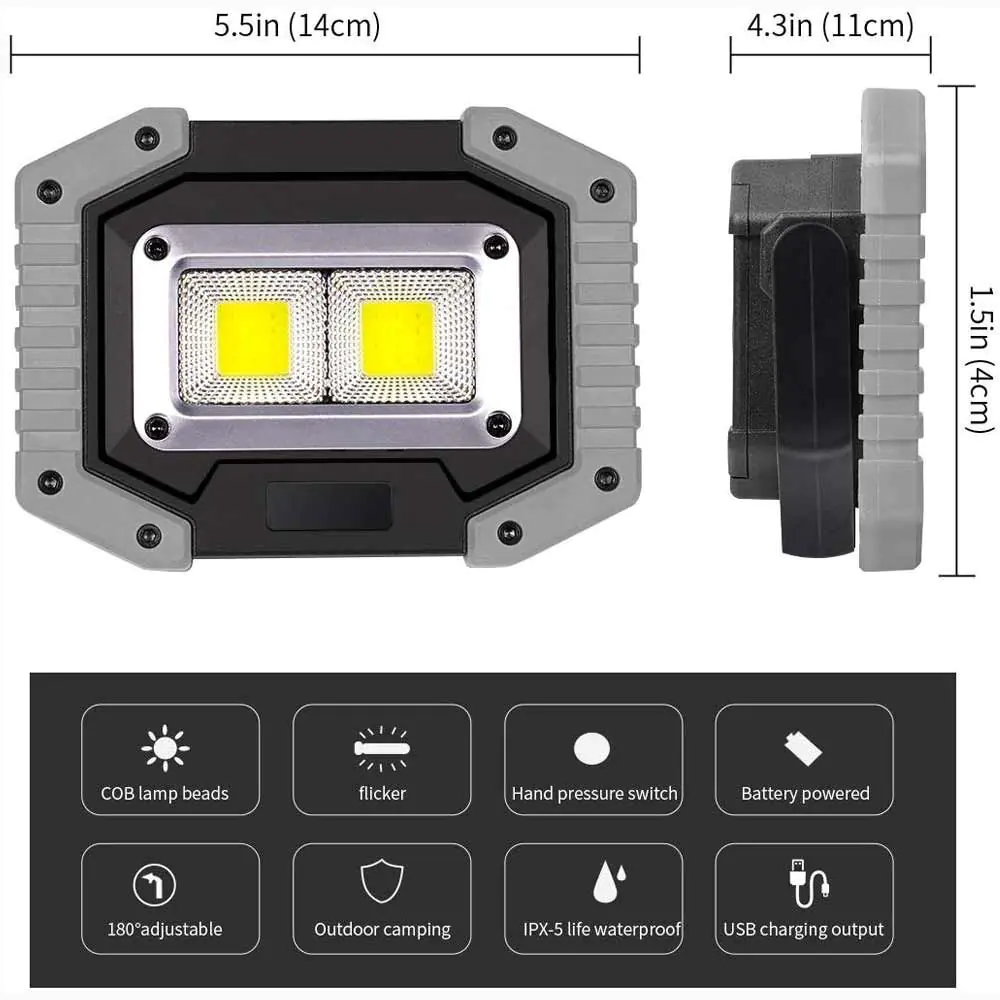 Compact Rechargeable Floodlight 7 Compact Rechargeable Floodlight - Image 5
