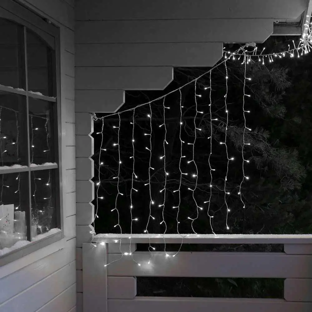 ConnectGo Curtain Lights Connectable Clear Cable 1m X 1m 5 ConnectGo Curtain Lights Connectable Clear Cable 1m X 1m - Image 3