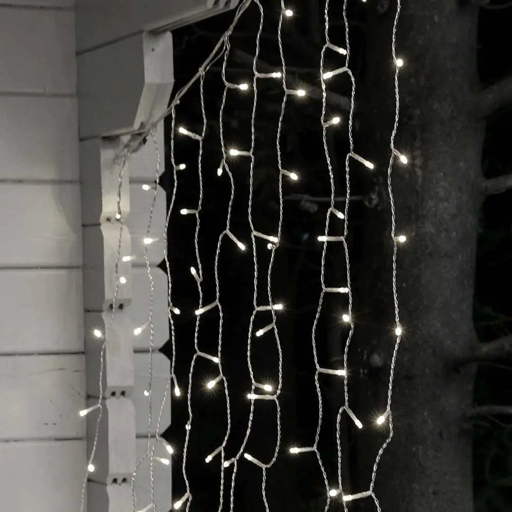 ConnectGo Curtain Lights Connectable Clear Cable 1m X 1m 4 ConnectGo Curtain Lights Connectable Clear Cable 1m X 1m - Image 2