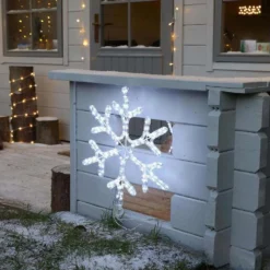 ConnectGo Snowflake Christmas Silhouette -Solar Lights Store connectgo snowflake christmas silhouette 4