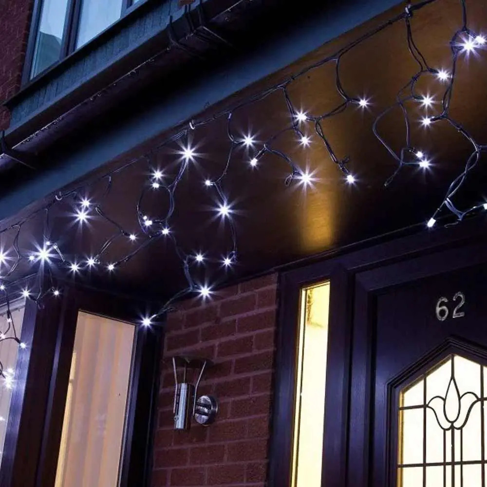 ConnectPro Icicle Lights Black Cable - 5m 5 ConnectPro Icicle Lights Black Cable - 5m - Image 3