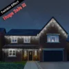 ConnectPro Icicle Lights Twinkle Effect- White Cable - 5m -Solar Lights Store connectpro icicle lights twinkle effect