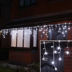 ConnectPro Icicle Lights White Cable - 5m -Solar Lights Store connectpro icicle lights white cable 4 1