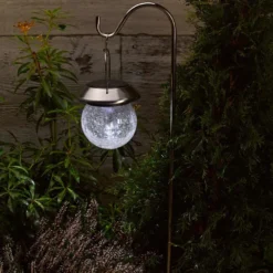 Crackle Globe Solar Lantern Lights -Solar Lights Store crackle globe solar lantern 3