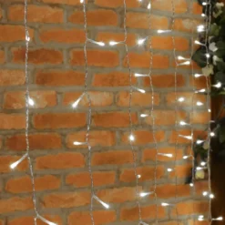 Curtain Lights Connectable Clear Cable 2m X 3m -Solar Lights Store curtain lights connectable clear cable 2m x 3m white 3