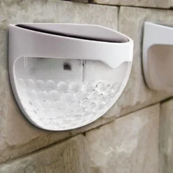 Eclipse Outdoor Solar Wall Lights ( 4 Pk ) -Solar Lights Store eclipse solar wall light6