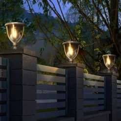 Elena Solar Garden Wall And Lawn Lamps - 2pk 12 Elena Solar Garden Wall And Lawn Lamps - 2pk -Solar Lights Store elena solar garden wall and lawn lamps 9