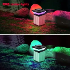 Fence Post Solar Light Caps - 2 Pack -Solar Lights Store fence post solar light caps 4