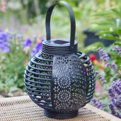 Ferrara Flaming Solar Garden Lantern - 2 Pack -Solar Lights Store ferrara flaming solar garden lantern 2