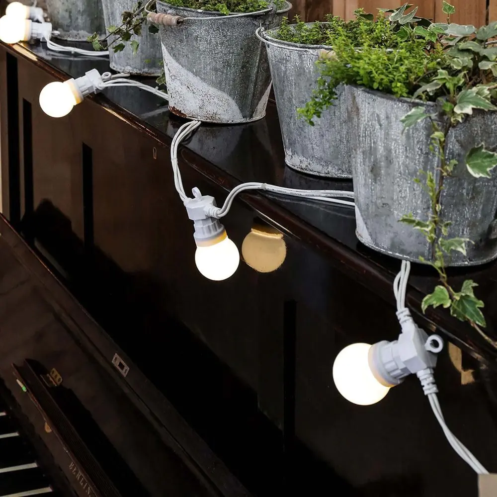 Festoon Lights Outdoor Connectable Warm White 9 Festoon Lights Outdoor Connectable Warm White - Image 7