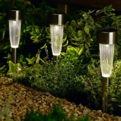 Fluted Solar Stake Marker Light (pack Of 10)