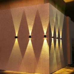 Gable Solar Up Down Wall Lights -Solar Lights Store gable solar up down wall lights 2