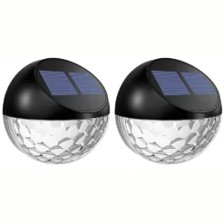 Lunar Garden Fence Solar Lights - Pack Of 4 -Solar Lights Store garden fence solar lights