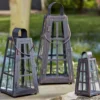 Garden Lanterns Alexandria 3 Pack -Solar Lights Store garden lanterns alexandria 3 pack