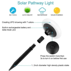 Halo Solar Atmosphere Lights - 4 Pk -Solar Lights Store halo solar atmosphere lights 6