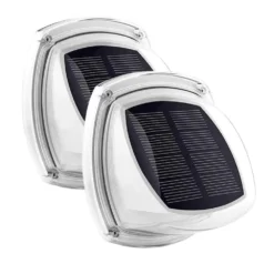 Integra Garden Fence Solar Lights 2pk