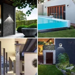 Integra Garden Fence Solar Lights 2pk -Solar Lights Store integra garden fence solar lights 2