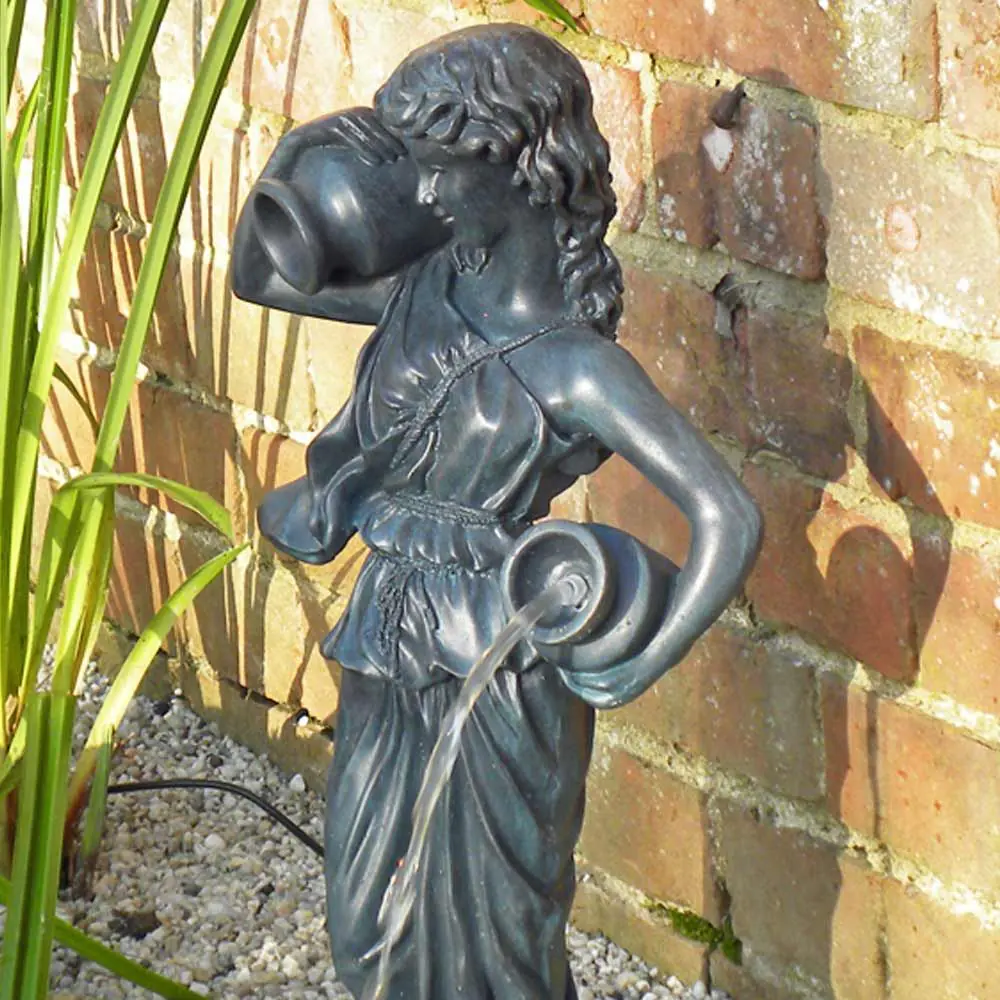 Lucia Solar Pond Spitter Statue 4 Lucia Solar Pond Spitter Statue - Image 2