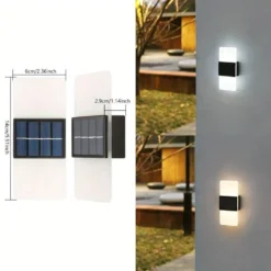 Lumisoft Solar Up Down Lights - 2 Pack -Solar Lights Store lumisoft solar up down light 1