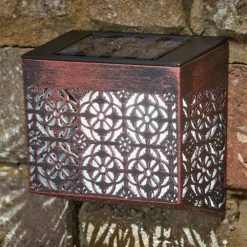 Maroc Solar Fence Wall Light 5L (4 Pack)