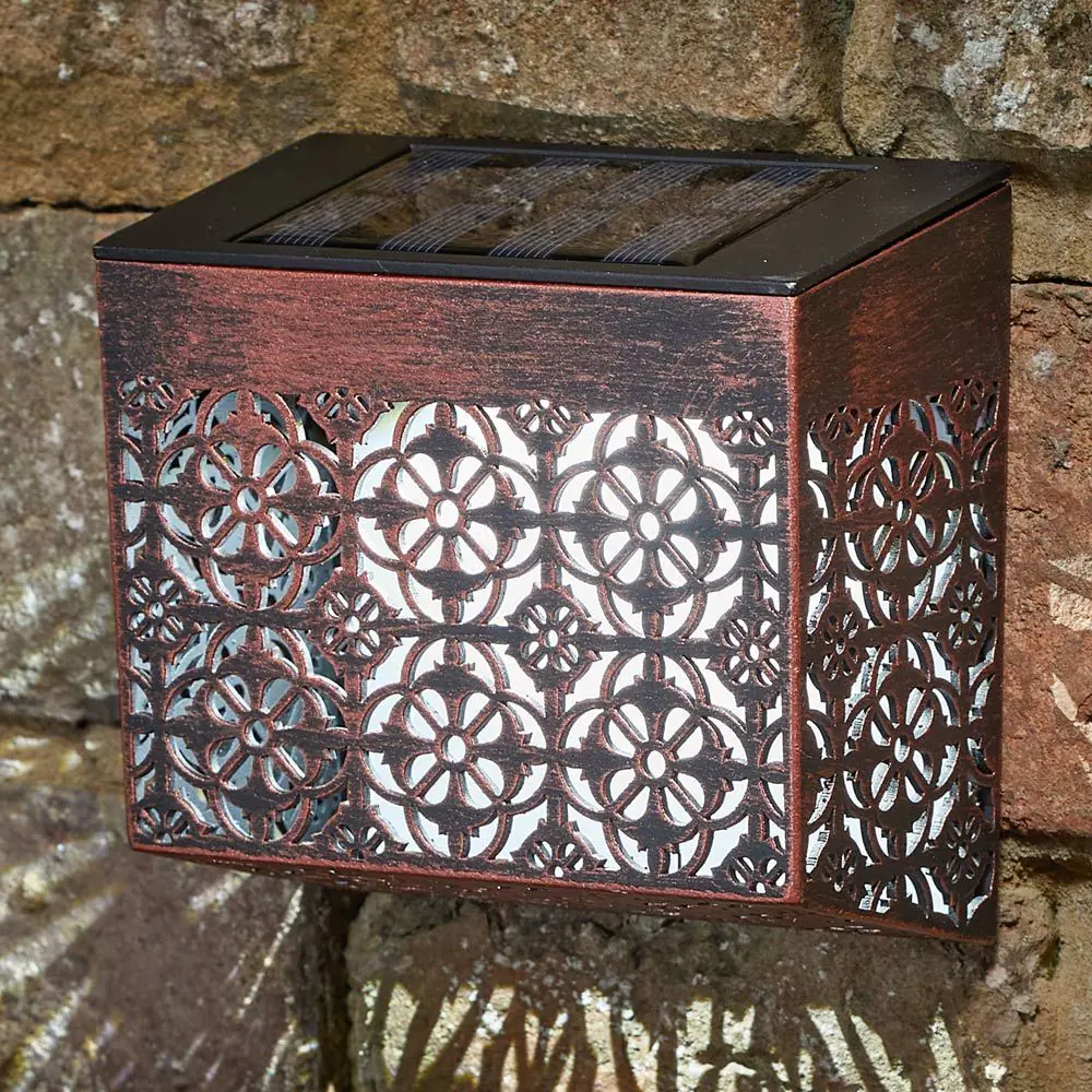 Maroc Solar Fence Wall Light 5L (4 Pack) 3 Maroc Solar Fence Wall Light 5L (4 Pack)