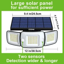 Millennium Solar PIR Floodlight -Solar Lights Store millennium solar pir floodlight 3