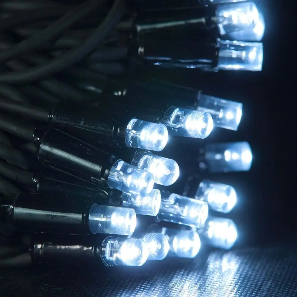 Outdoor Fairy Lights Connectable Black Rubber Cable 7 Outdoor Fairy Lights Connectable Black Rubber Cable - Image 5