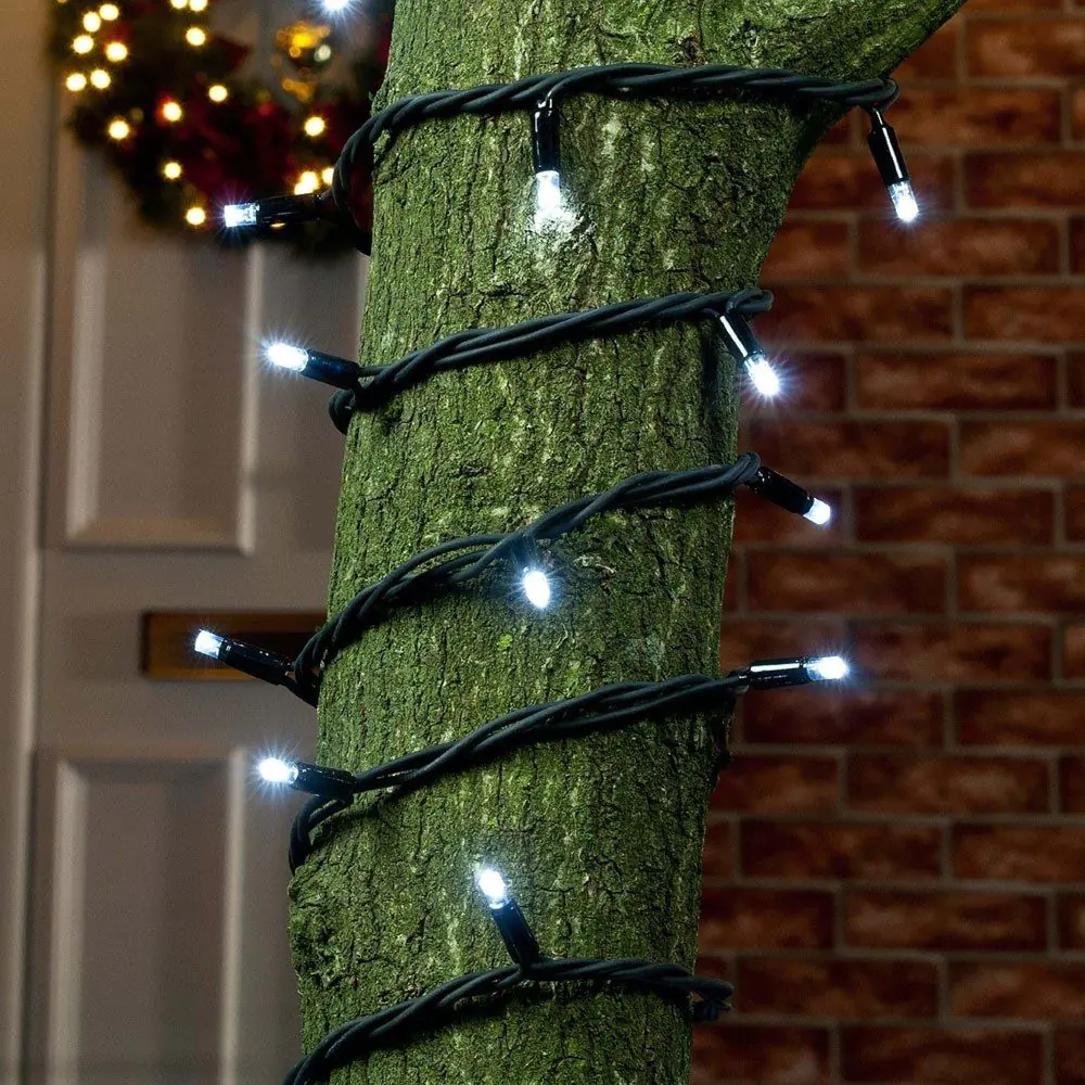 Outdoor Fairy Lights Connectable Black Rubber Cable 4 Outdoor Fairy Lights Connectable Black Rubber Cable - Image 2