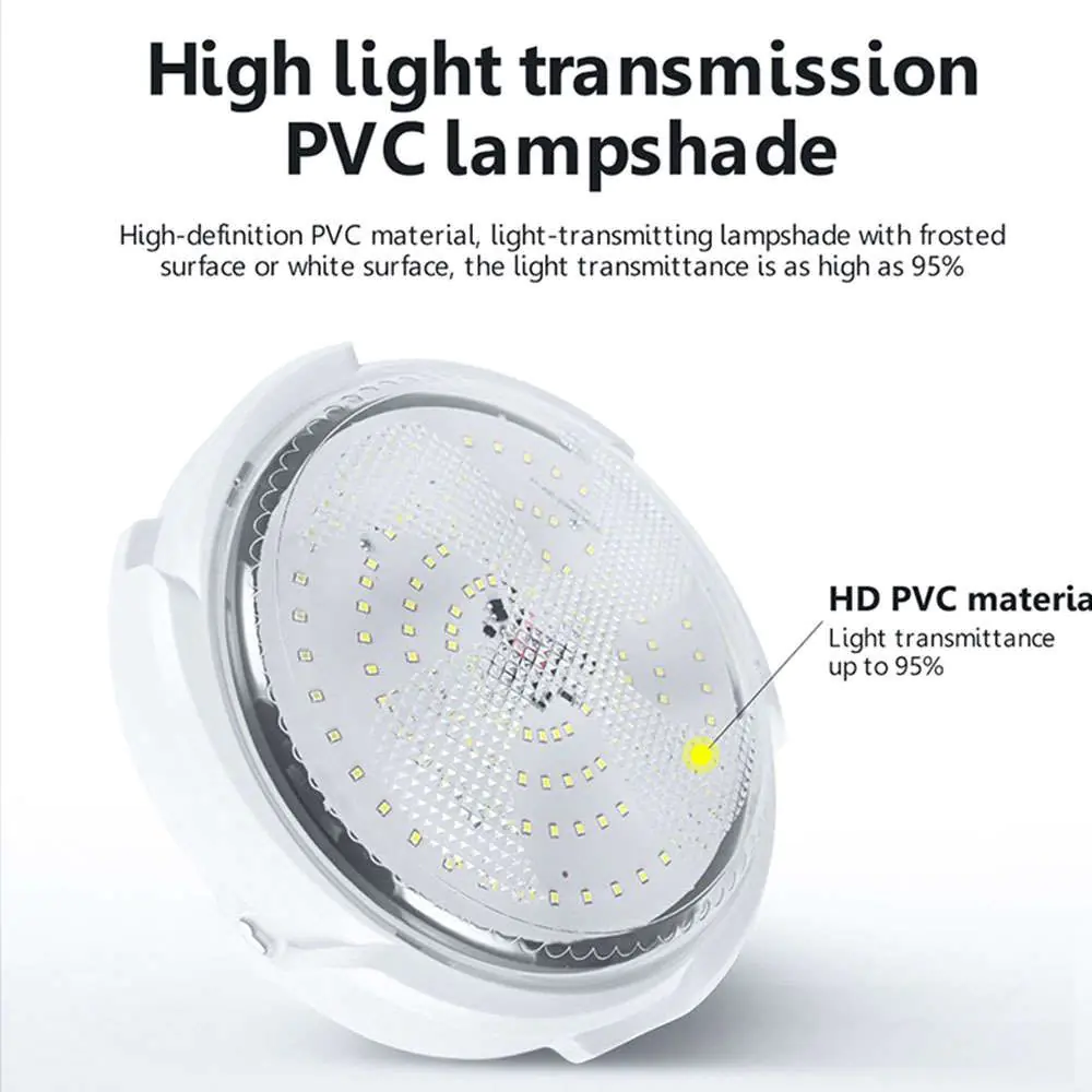 Outdoor Solar Ceiling Light 100W 4 Outdoor Solar Ceiling Light 100W - Image 2