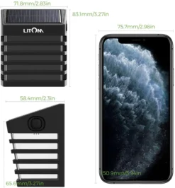 Outdoor Solar Fence Lights (4 Pack) -Solar Lights Store outdoor solar fence lights 4 pack 8