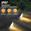 Outdoor Solar Step Lights - 2pk -Solar Lights Store outdoor solar step lights 3