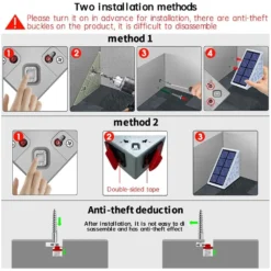 Outdoor Solar Step Lights - 2pk -Solar Lights Store outdoor solar step lights 8