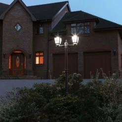 Solar Street Light Twin Head With Motion Sensor 2 M