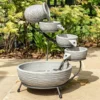 Poseidon Cascade Solar Water Feature 1 Poseidon Cascade Solar Water Feature -Solar Lights Store poseidon cascade solar water feature
