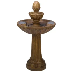 Queensbury 3 Tier Solar Garden Fountain -Solar Lights Store queensbury 3 tier solar garden water feature fountain 4