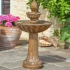 Queensbury 3 Tier Solar Garden Fountain -Solar Lights Store queensbury 3 tier solar garden water feature fountain 1
