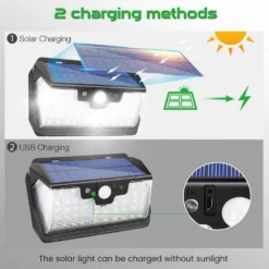Sentinel Remote Control Solar Light With PIR -Solar Lights Store remote control solar light with pir 1