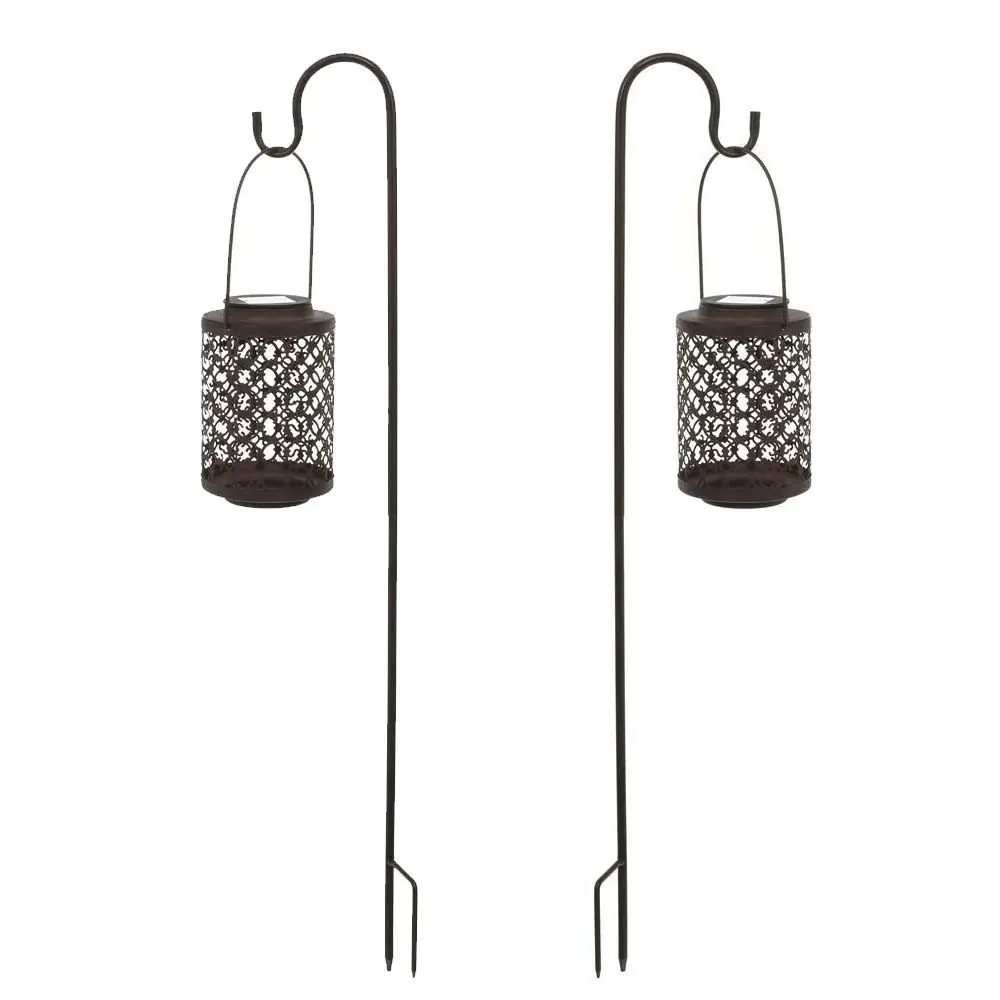 Riad Solar Lanterns 2pk 4 Riad Solar Lanterns 2pk - Image 2